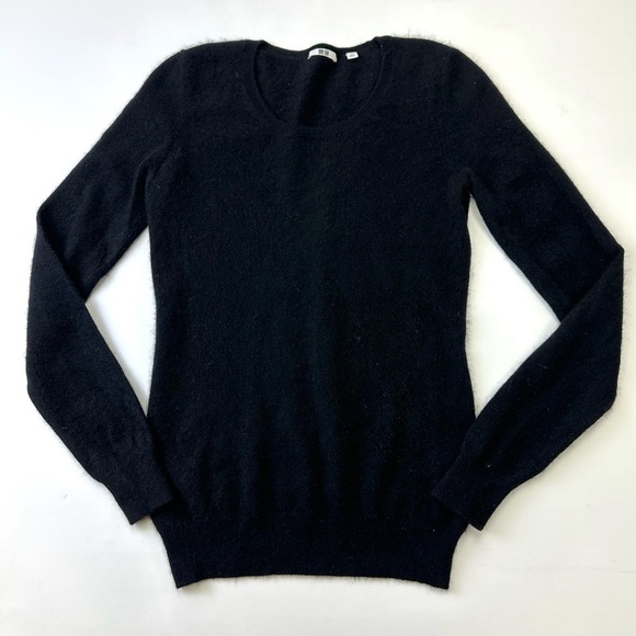 Uniqlo black cashmere scoop neck pullover sweater XS - Picture 3 of 8